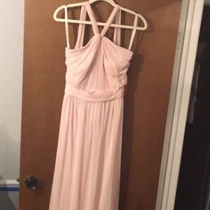 David’s Bridal PETAL Y Neck Bridesmaid Dress Size8